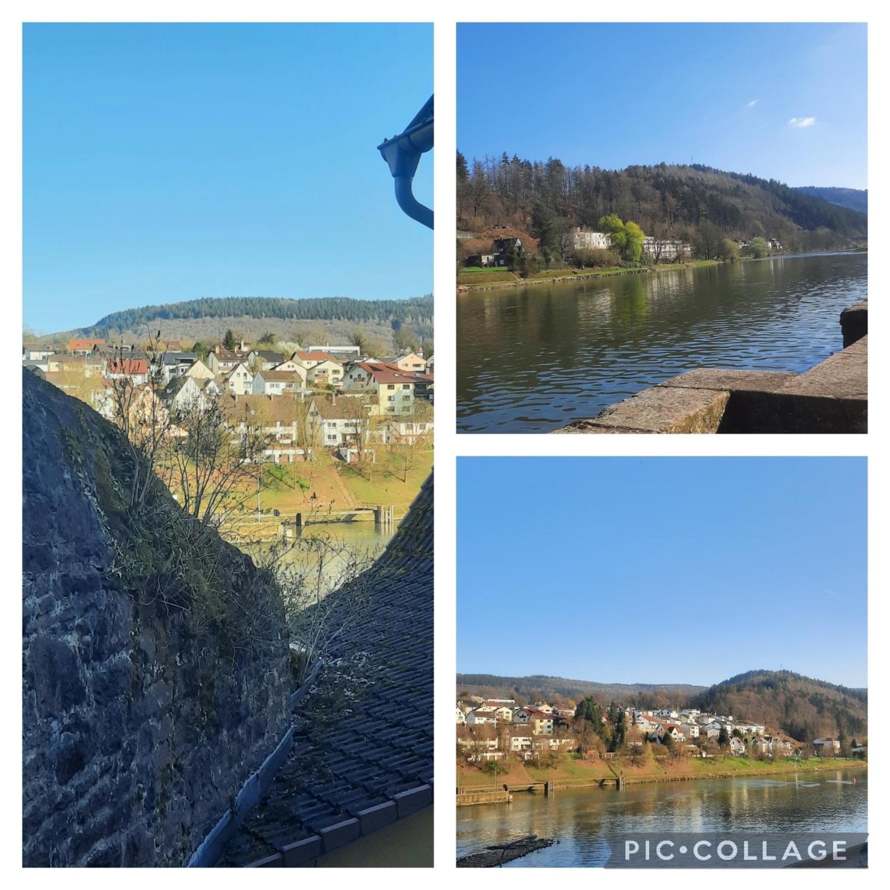 Altstadthaeuschen Mit Flussblick, Naehe Heidelberg Castle Dom wakacyjny *
